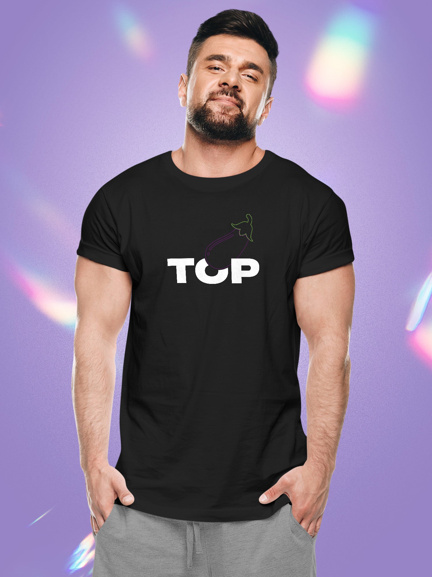 Top Aubergine T-shirt
