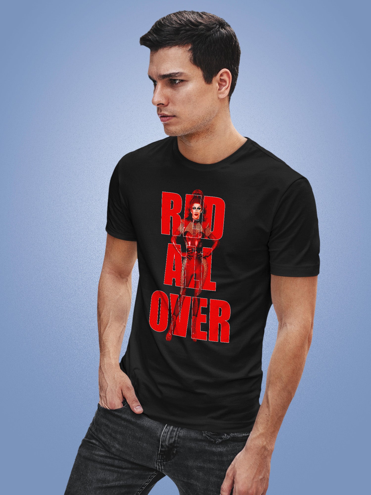 Cherry West - Red All Over T-Shirt