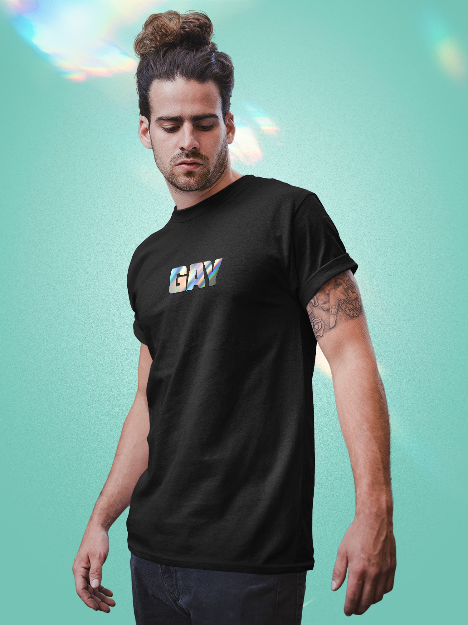 Gay Holographic T-shirt