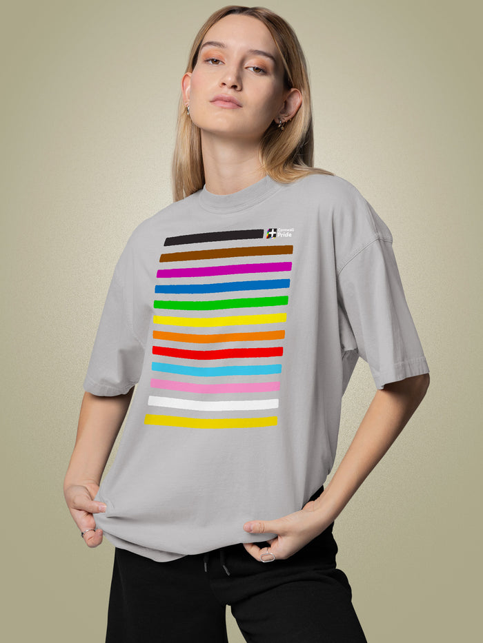 Cornwall Pride Stripes T-Shirt