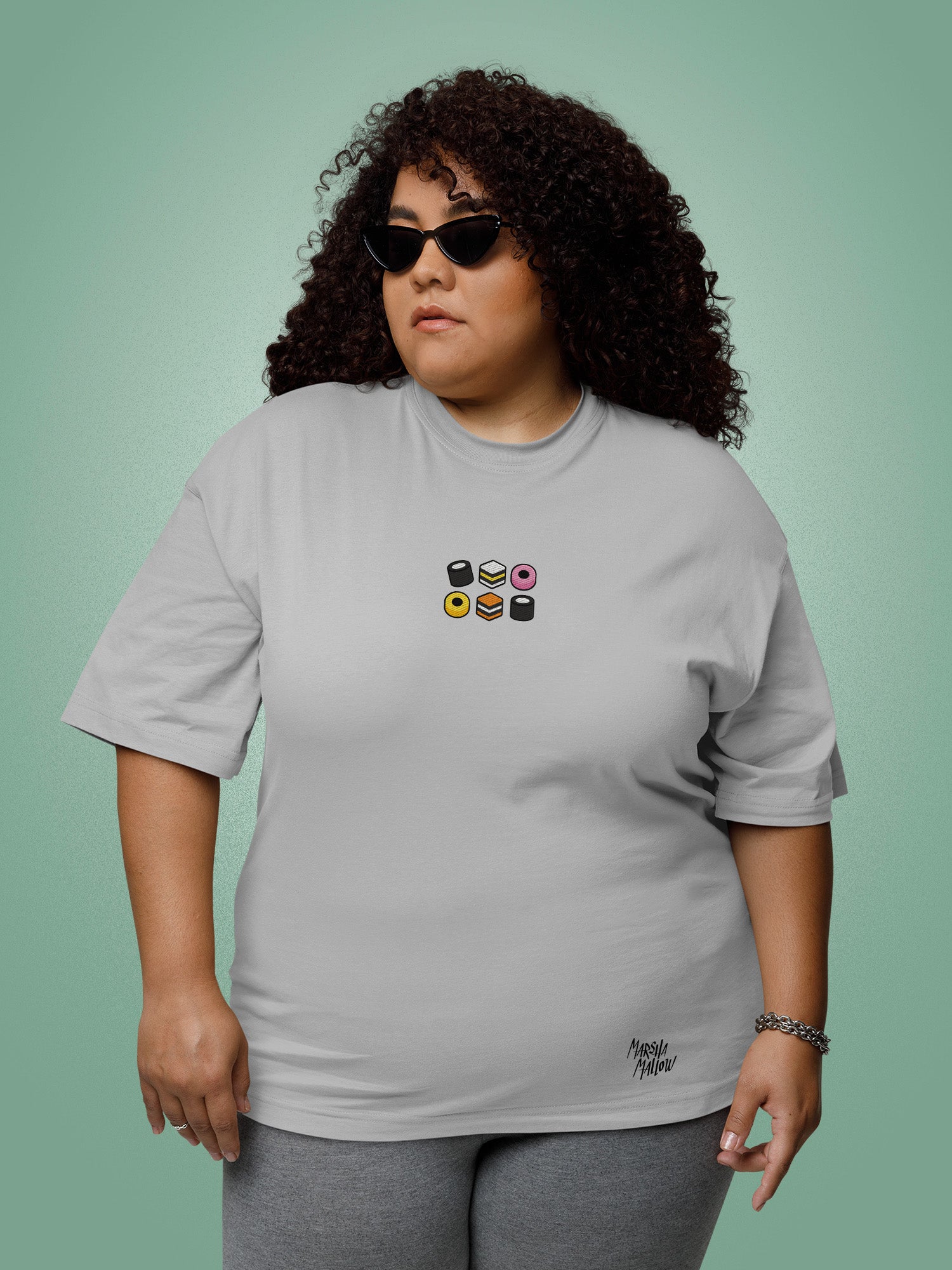 Marsha Mallow - Allsorts Embroidered T-Shirt