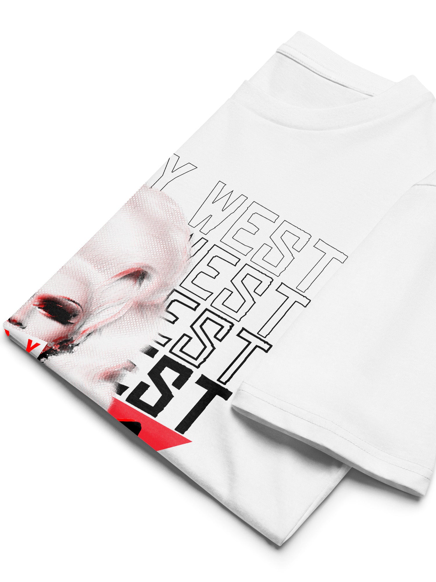 Cherry West - Red-y Down T-shirt
