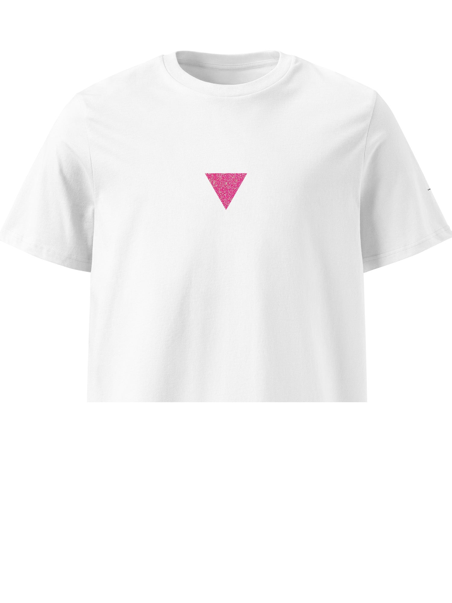 Pink Glitter Triangle T-shirt