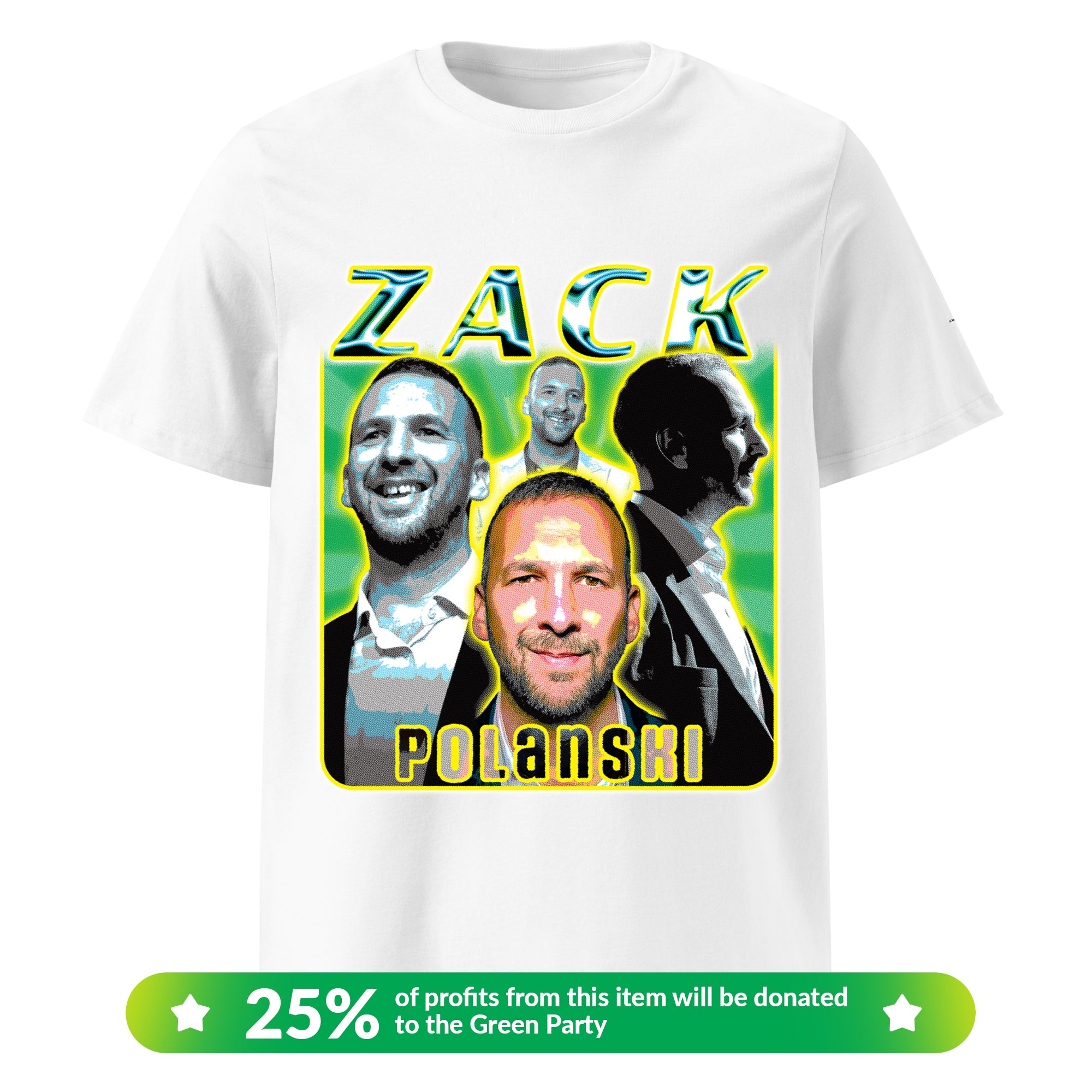 Zack Polanski Retro T-shirt