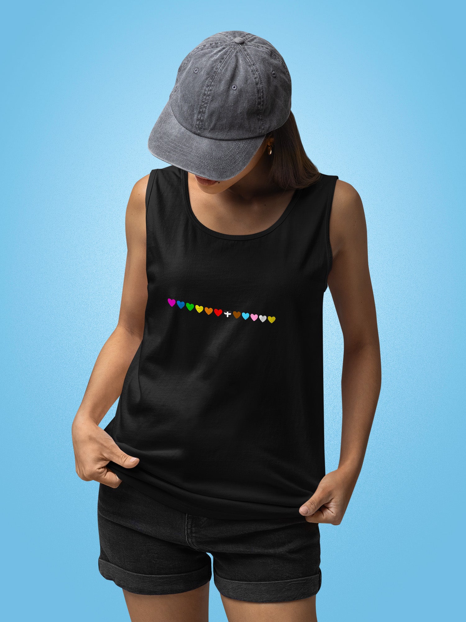 Cornwall Pride - Hearts Tank Top
