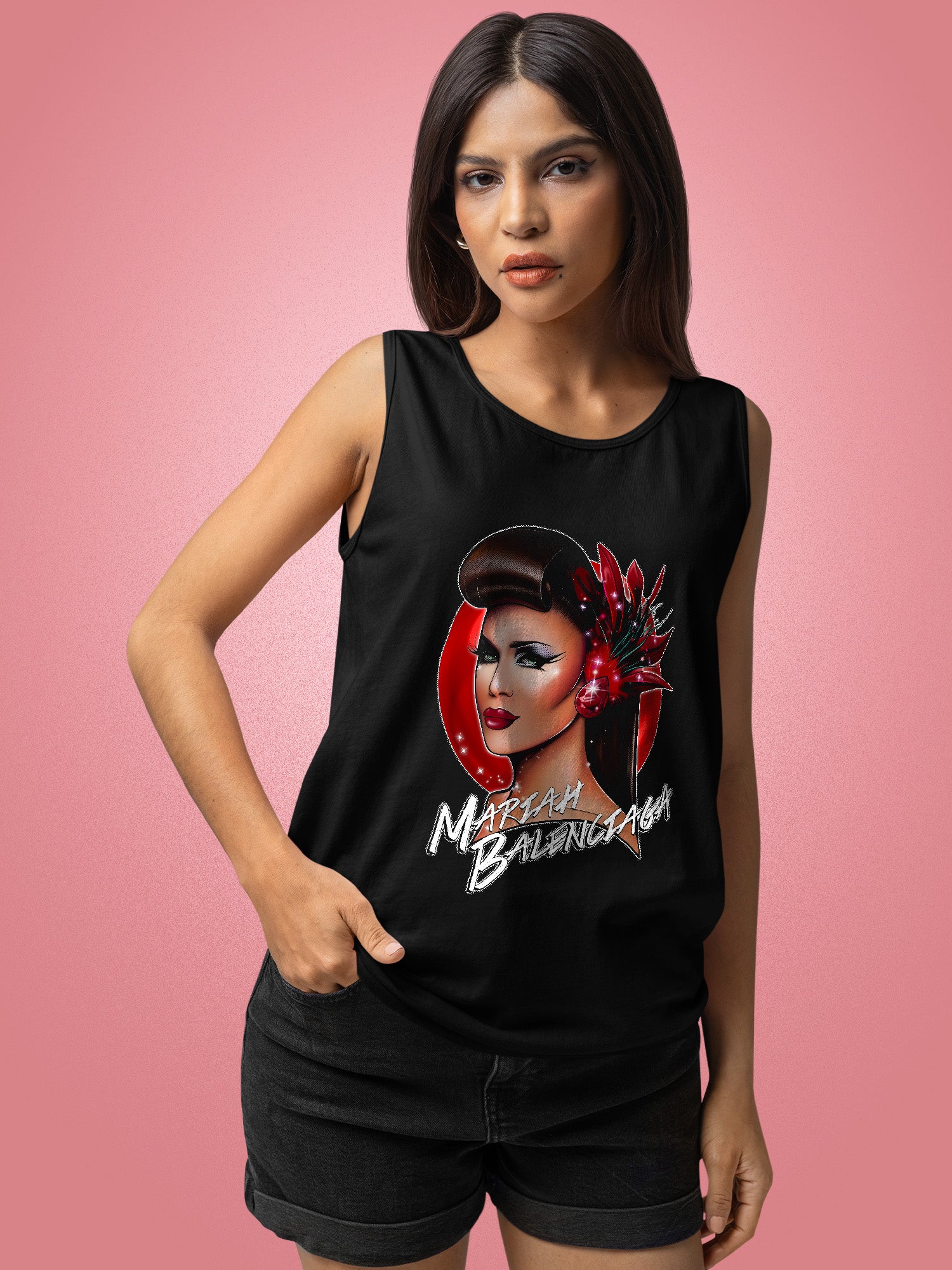 Mariah Balenciaga - Red Vest