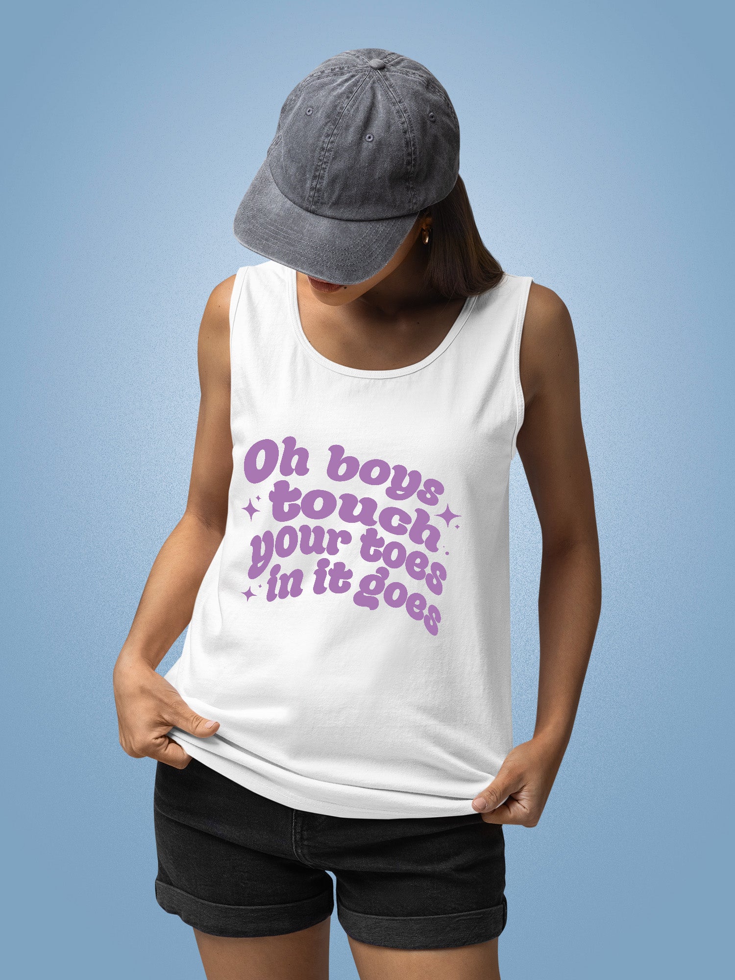 KY Kelly - Oh Boys Touch Your Toes In It Goes Vest