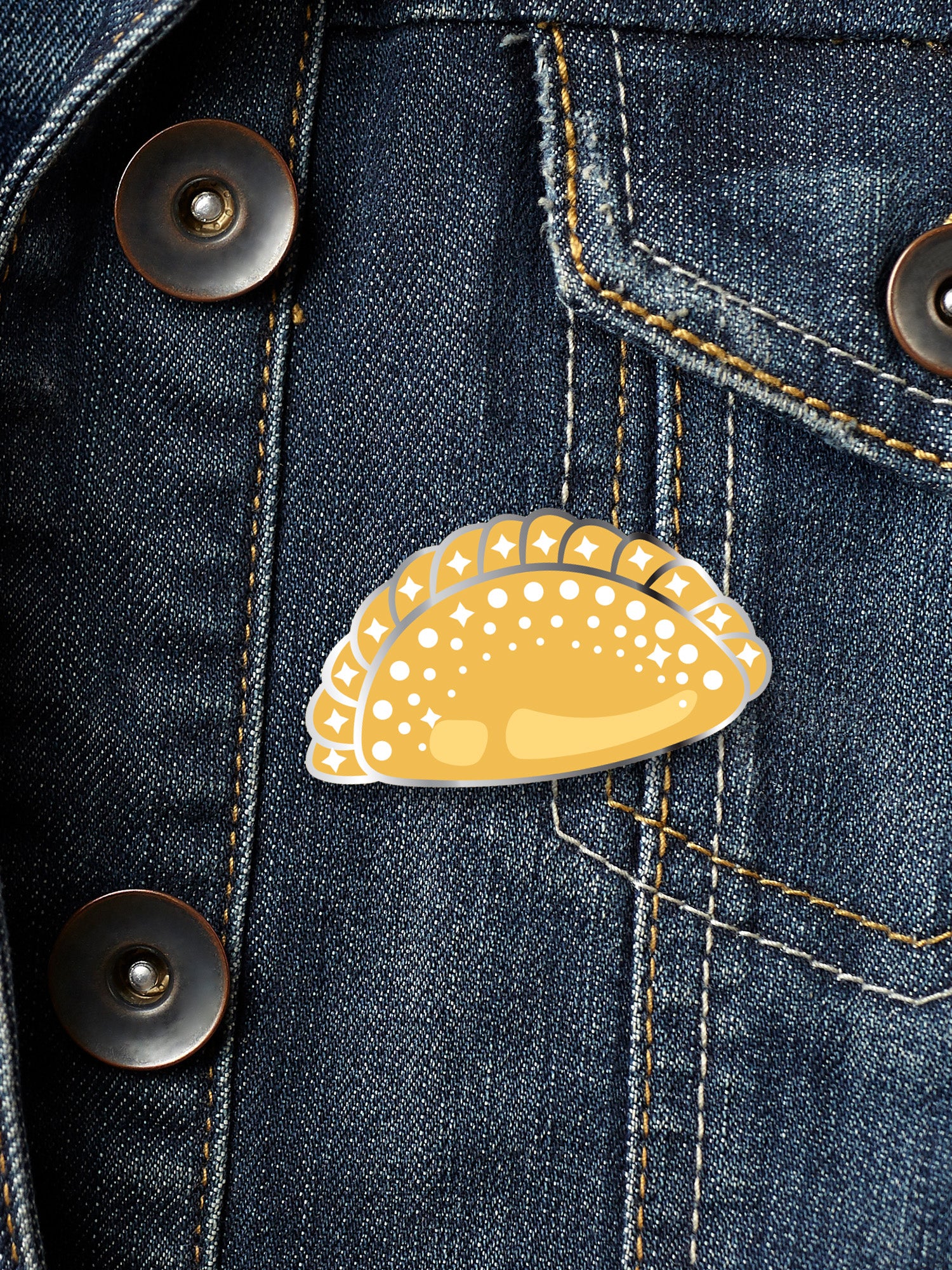 Vicki Vivacious - Cornish Icon Pasty Enamel Pin