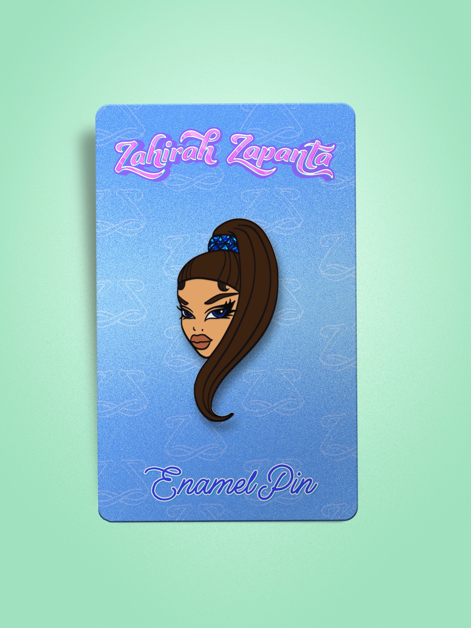 Zahirah Zapanta - Enamel Face Pin