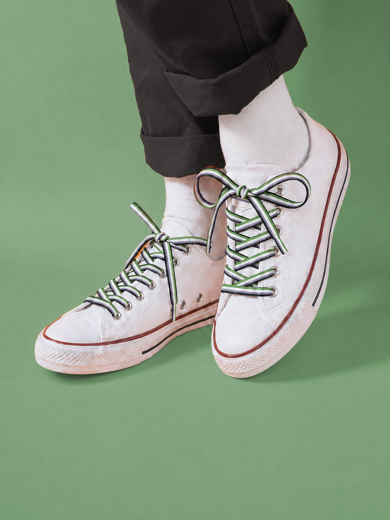 Aromantic Pride Shoelaces