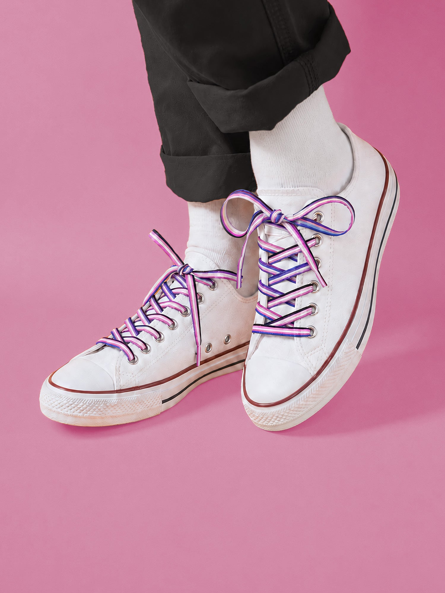 Gender Fluid Pride Shoelaces