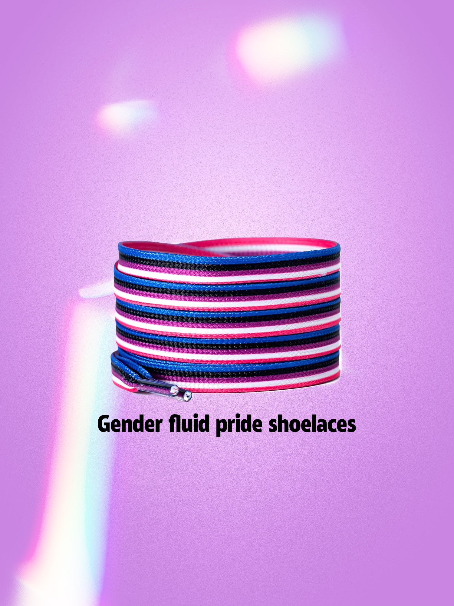 Gender Fluid Pride Shoelaces