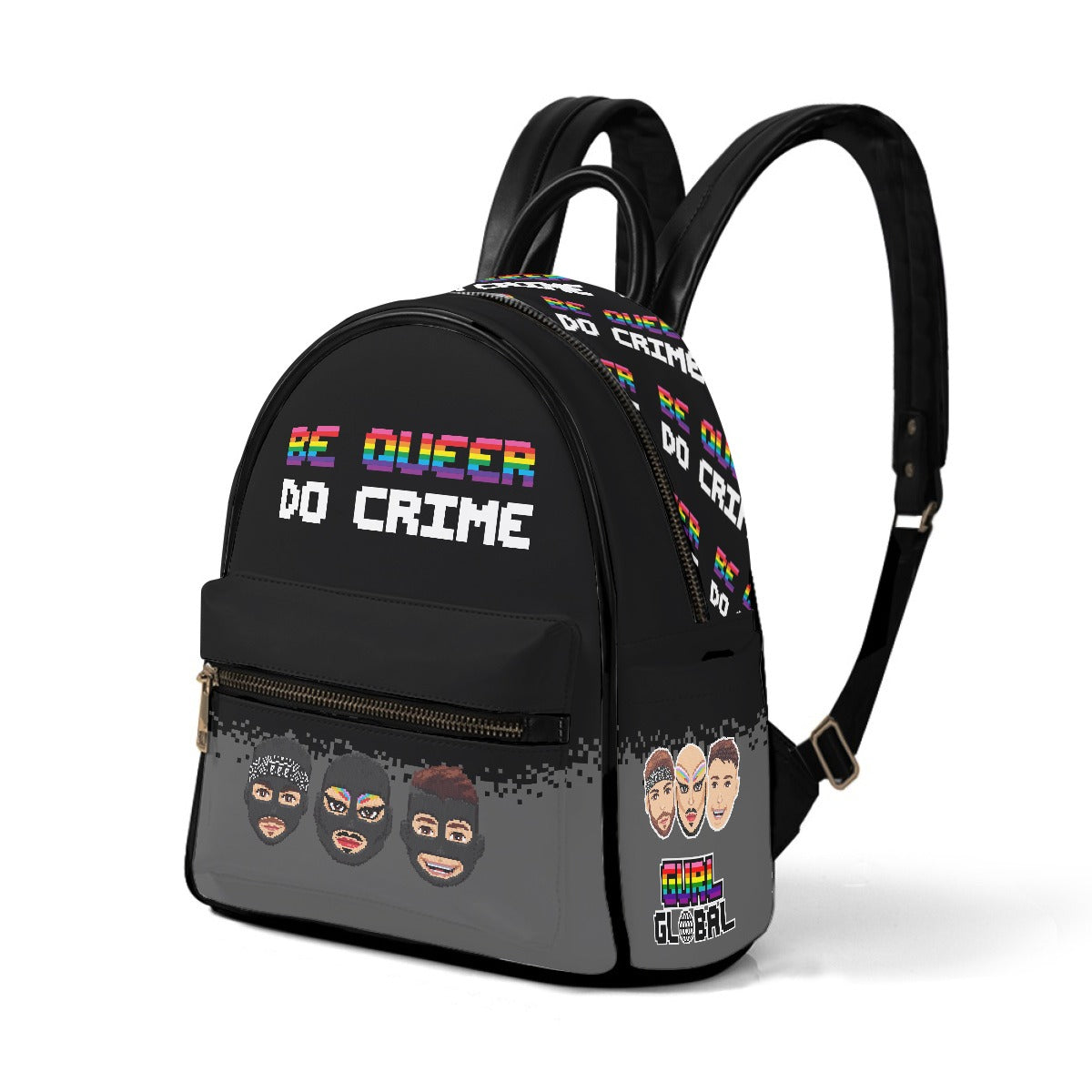 Gurl Global - Be Queer Do Crime Small Backpack