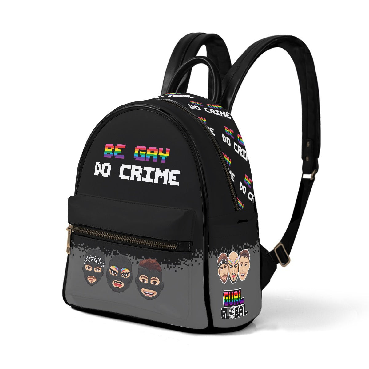 Gurl Global - Be Gay Do Crime Small Backpack