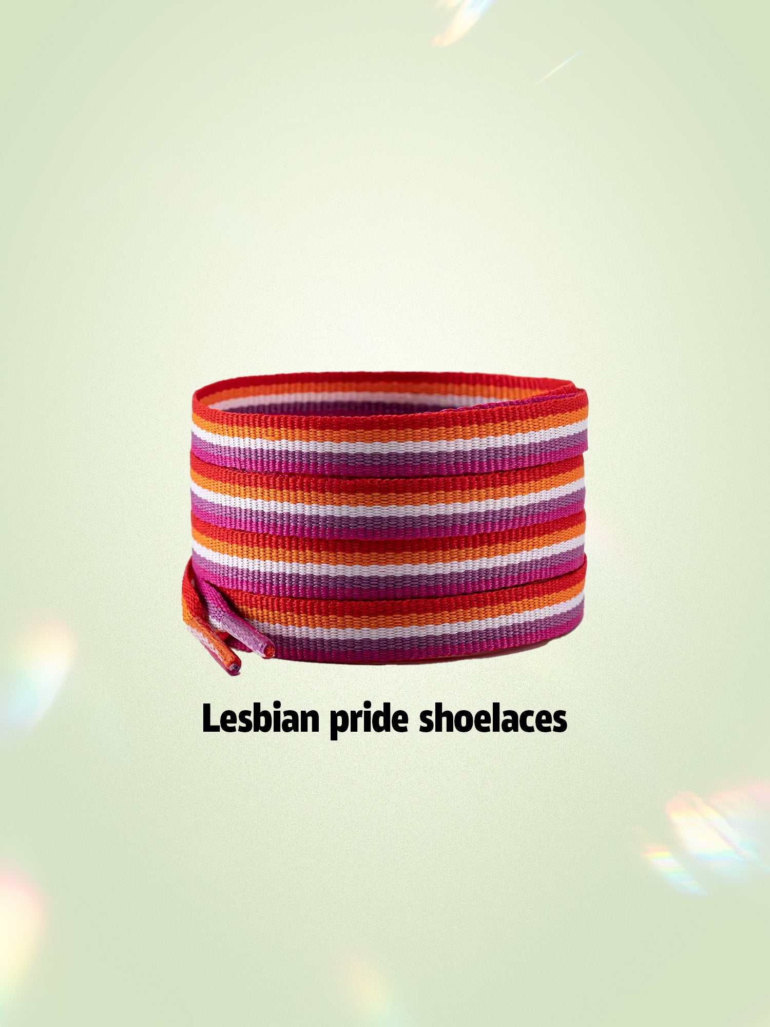 Lesbian Pride Shoelaces