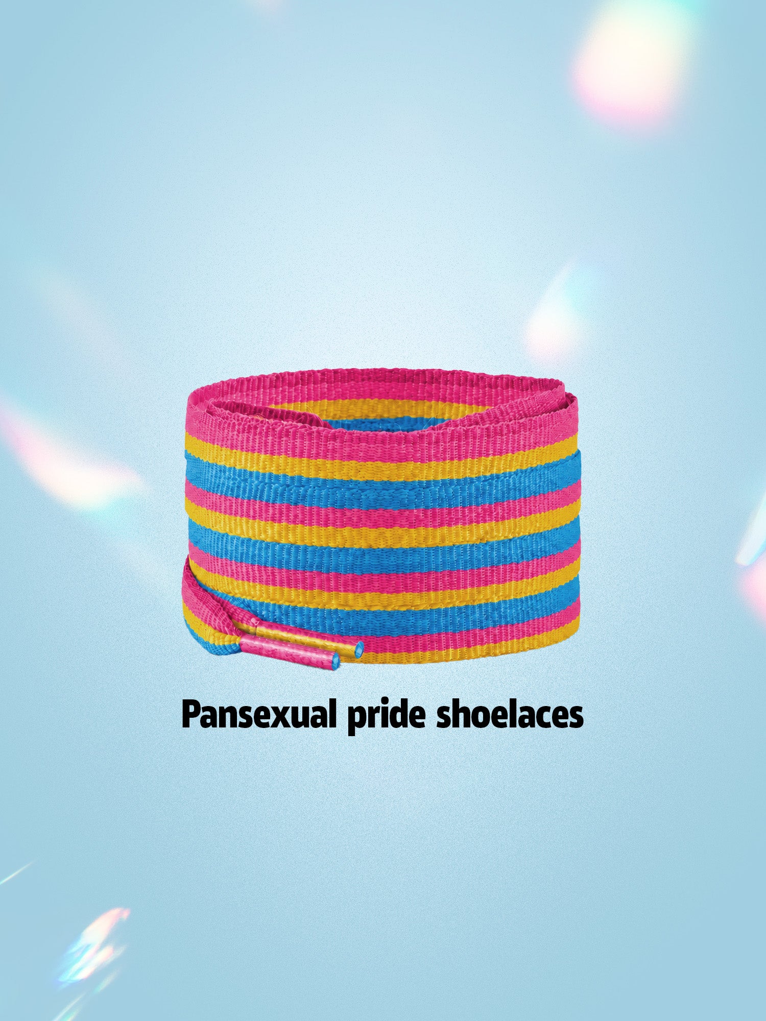 Pansexual Pride Shoelaces