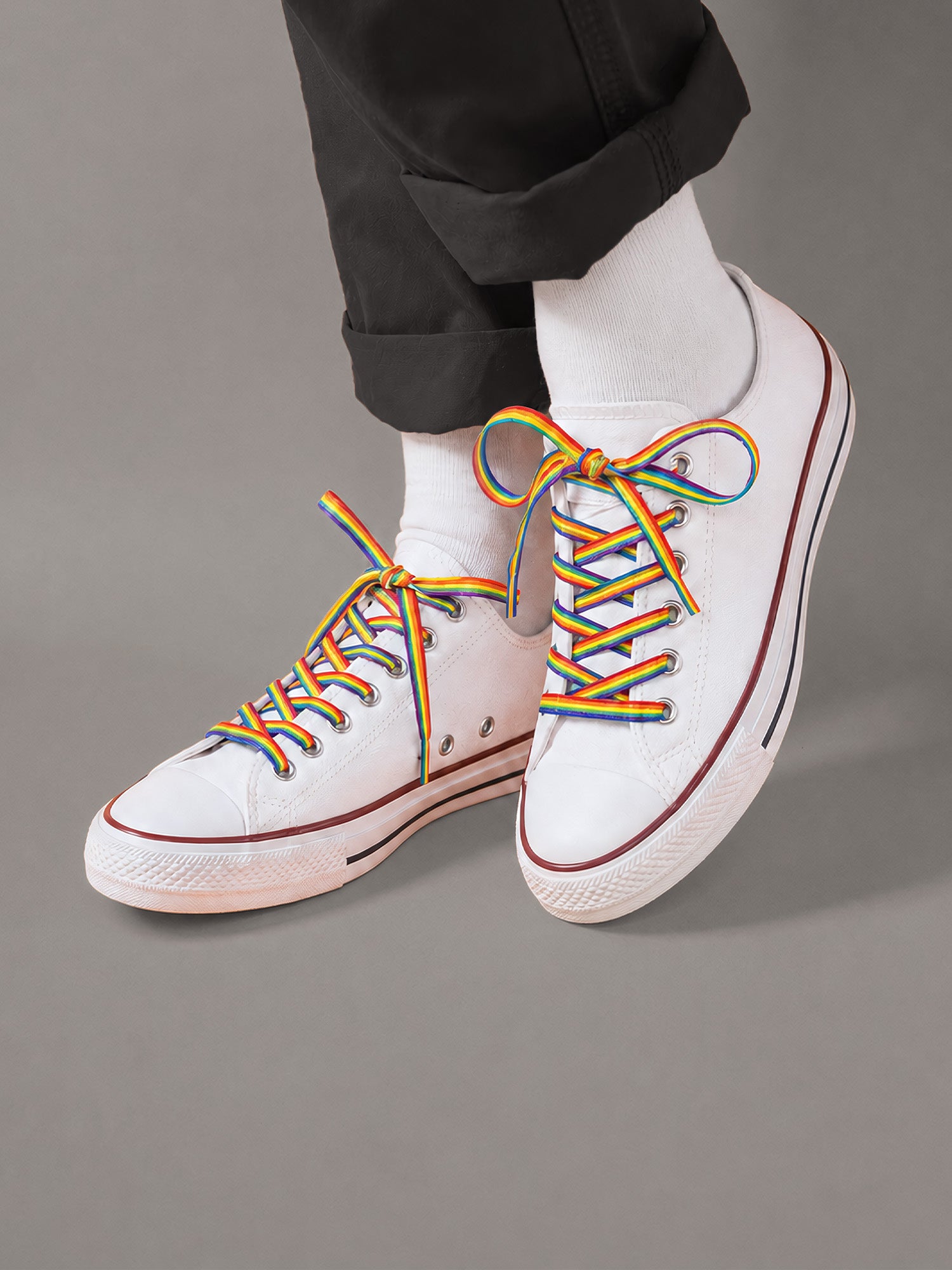 Rainbow Pride Shoelaces