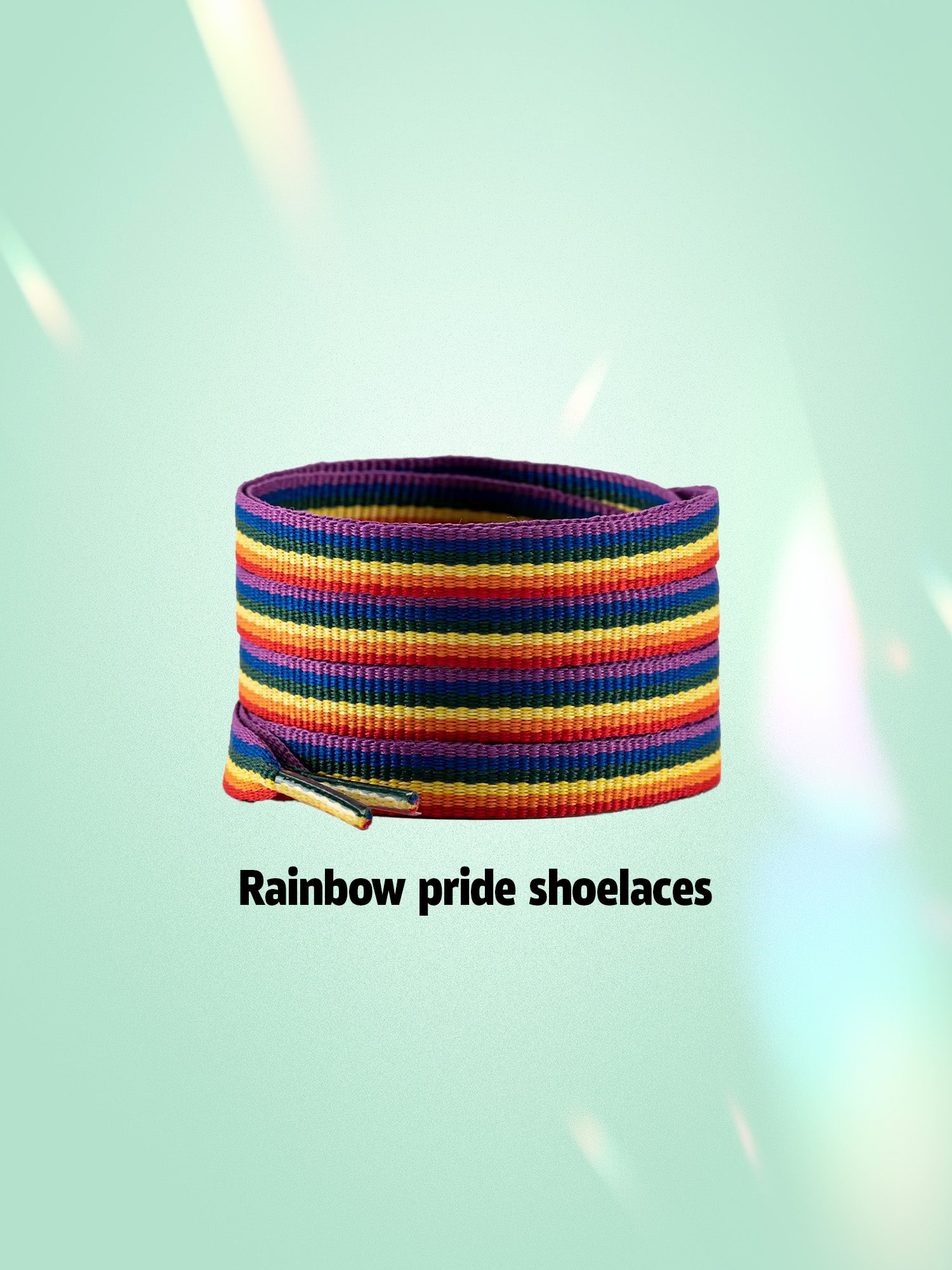 Rainbow Pride Shoelaces