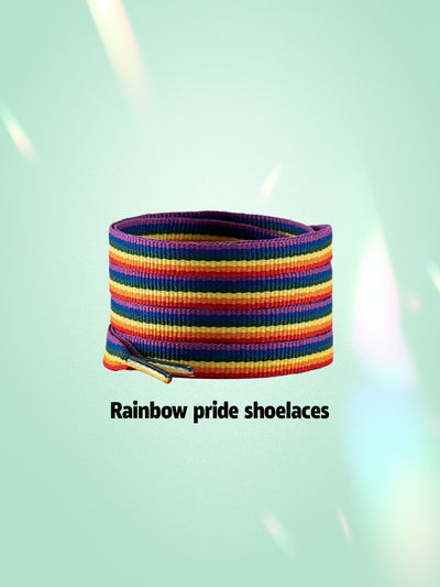 Rainbow Pride Shoelaces