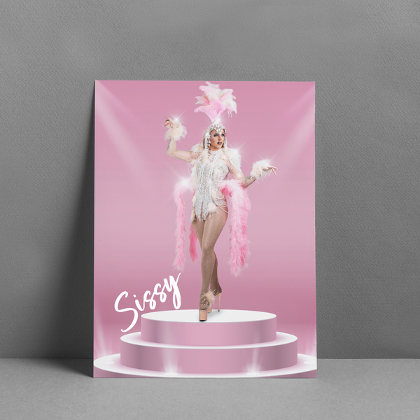 Sissy Lea - Showgirl Signed Print